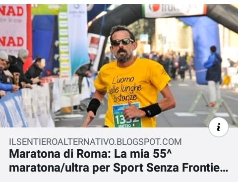 42km di corsa per Sport Senza Frontiere-Matteo Simone
