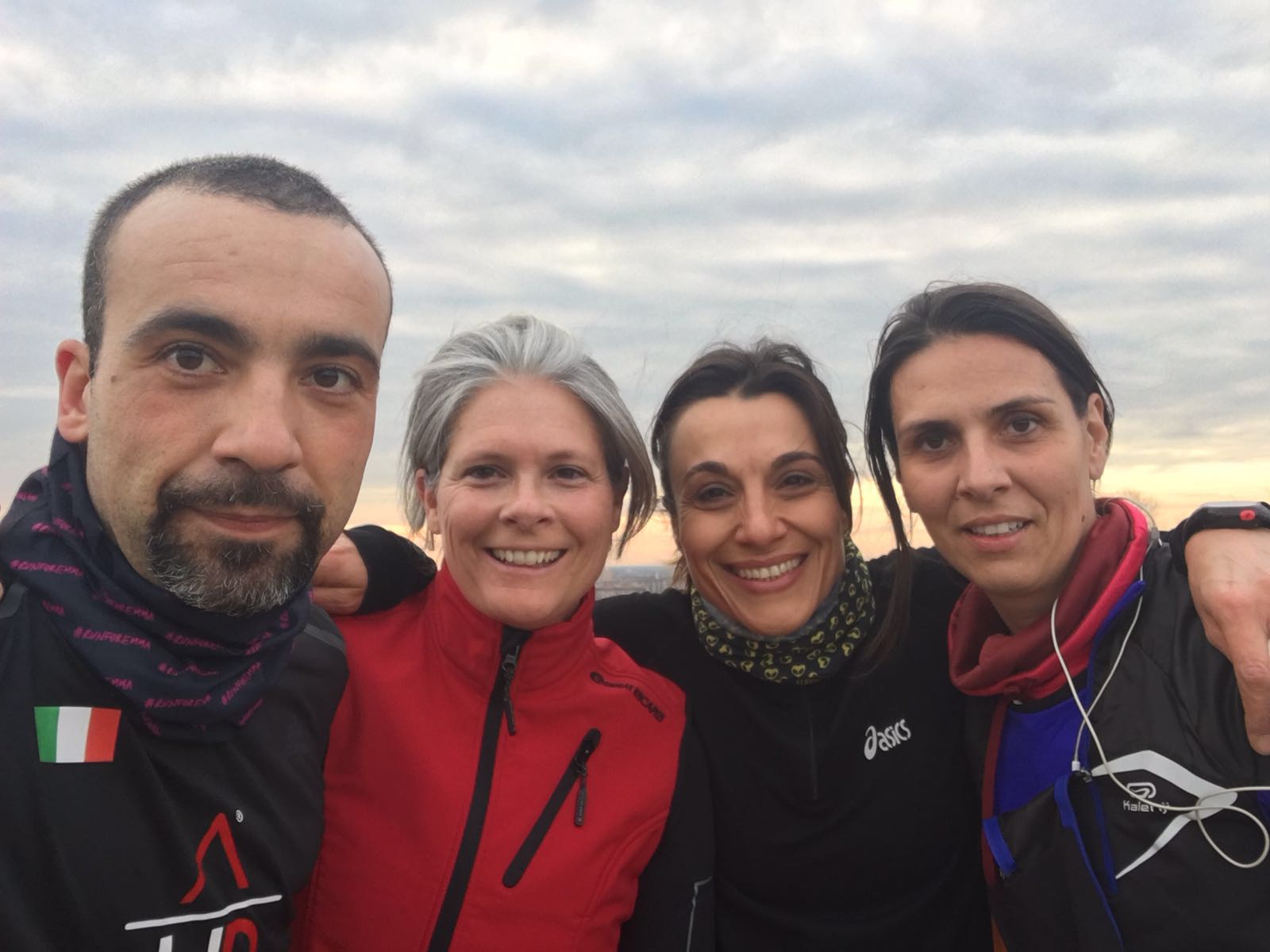 Allenamento del mercoledì alla Montagnetta! Marco, Anna e Mariagrazia.