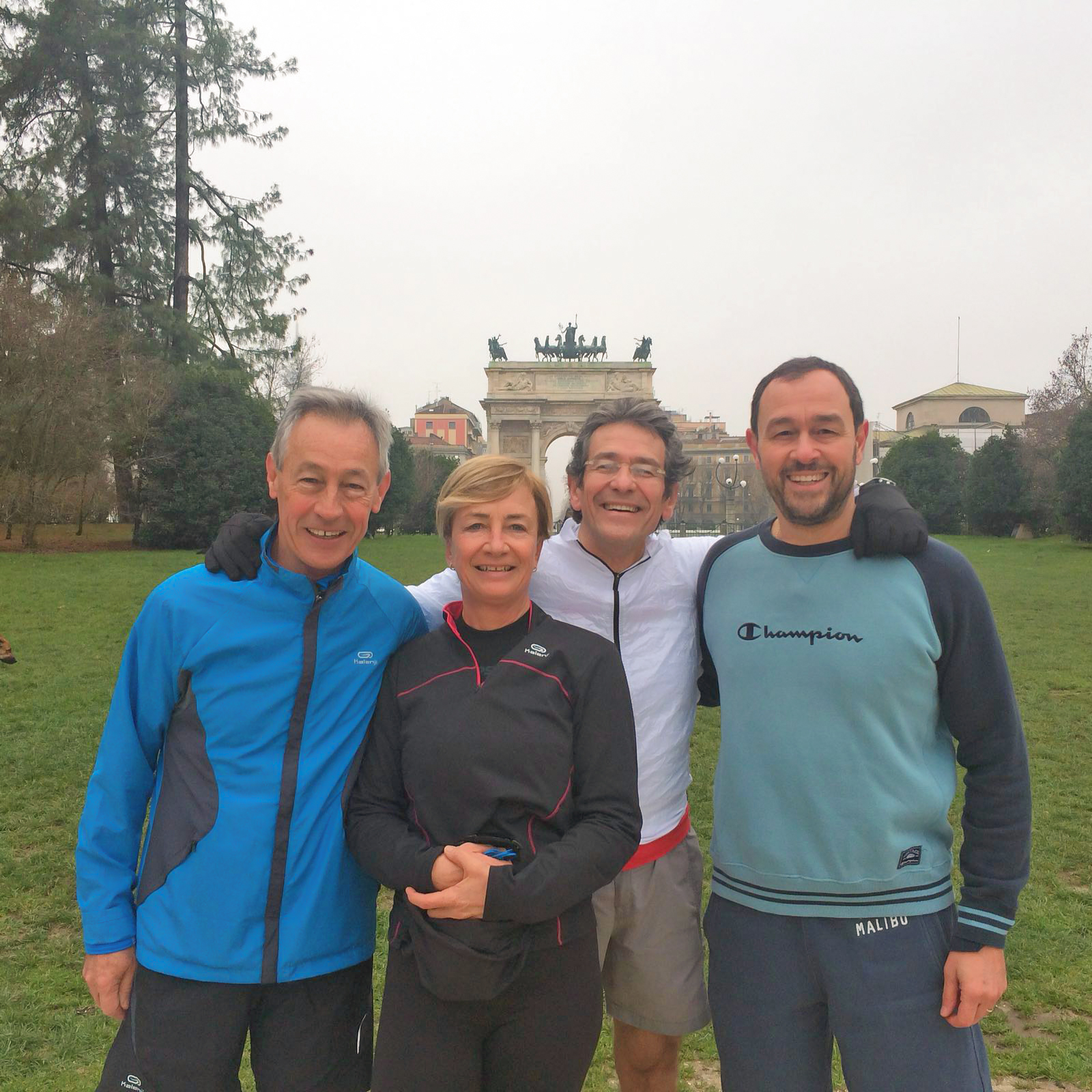 Di corsa .... ma con calma per Malika !!-Andrea, Claudio Mattia, Renzo