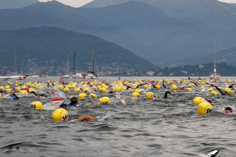 Davide a nuoto per Flying Angels-Davide Casetti