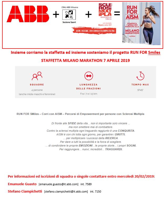 ABB CRAL Vittuone for AISM-Stefano Ciampichetti