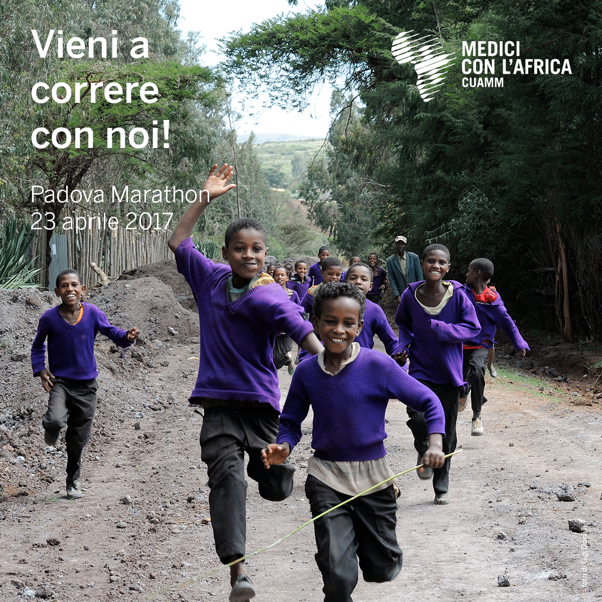 Corriamo per Medici con l'Africa CUAMM di Francesca Toniolo Corriamo per Medici con l'Africa CUAMM-Francesca Toniolo
