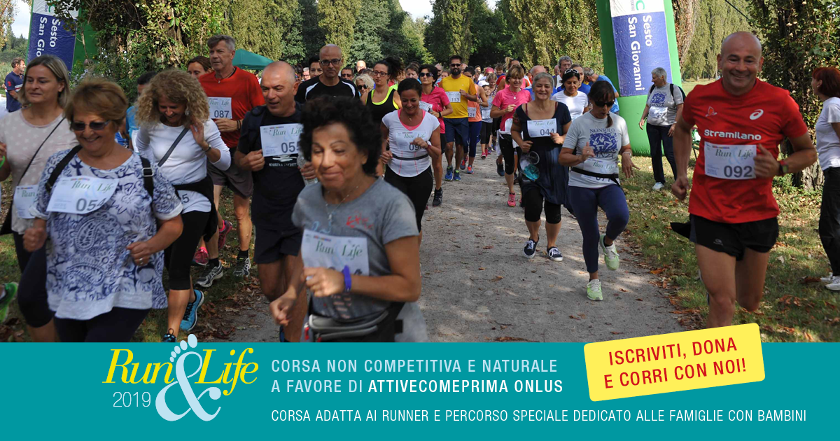 Run&Life 2019-Attivecomeprima Onlus