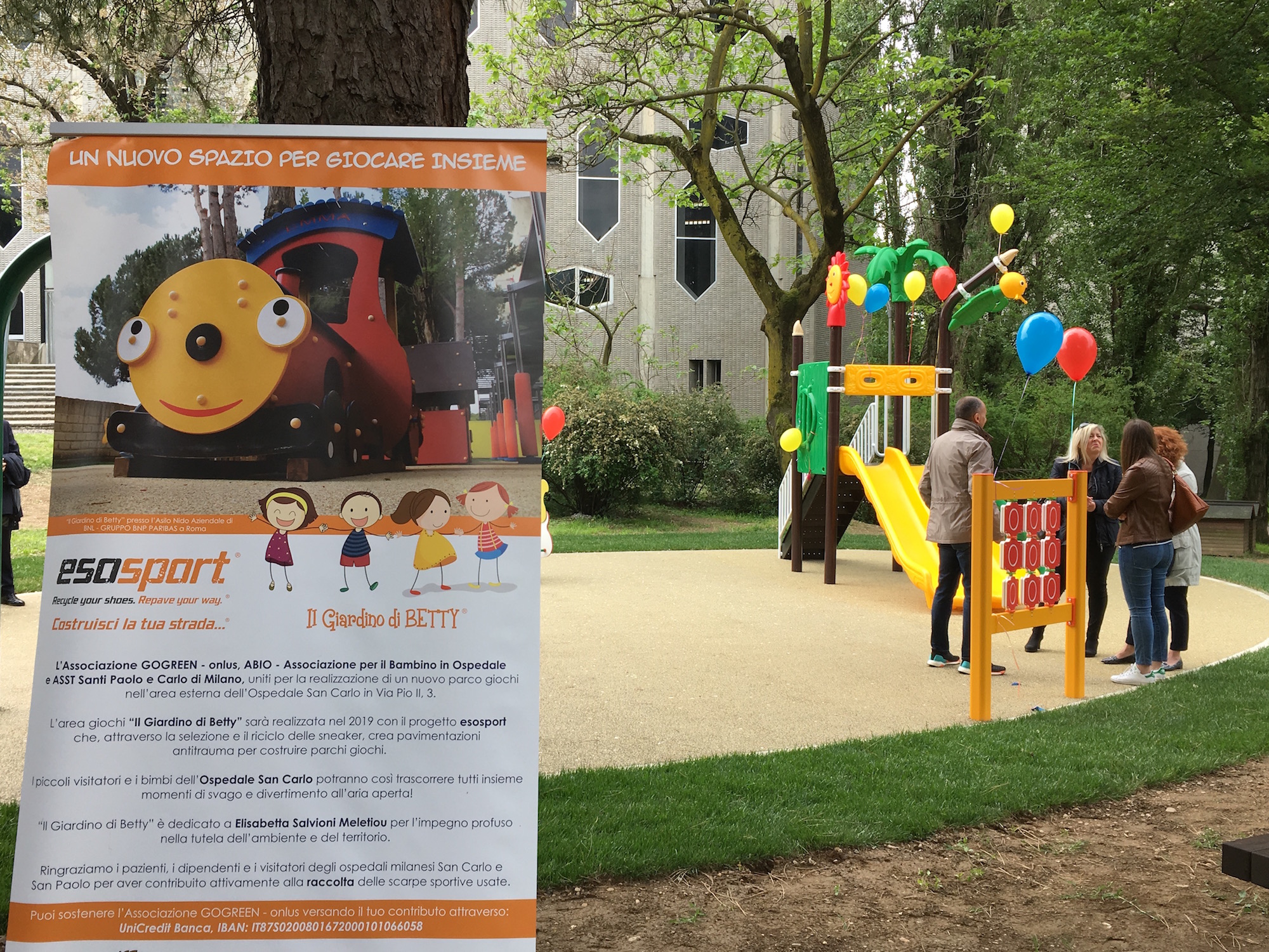 Un nuovo "Giardino di Betty" in Italia di Associazione GOGREEN Onlus Un nuovo "Giardino di Betty" in Italia-Associazione GOGREEN Onlus