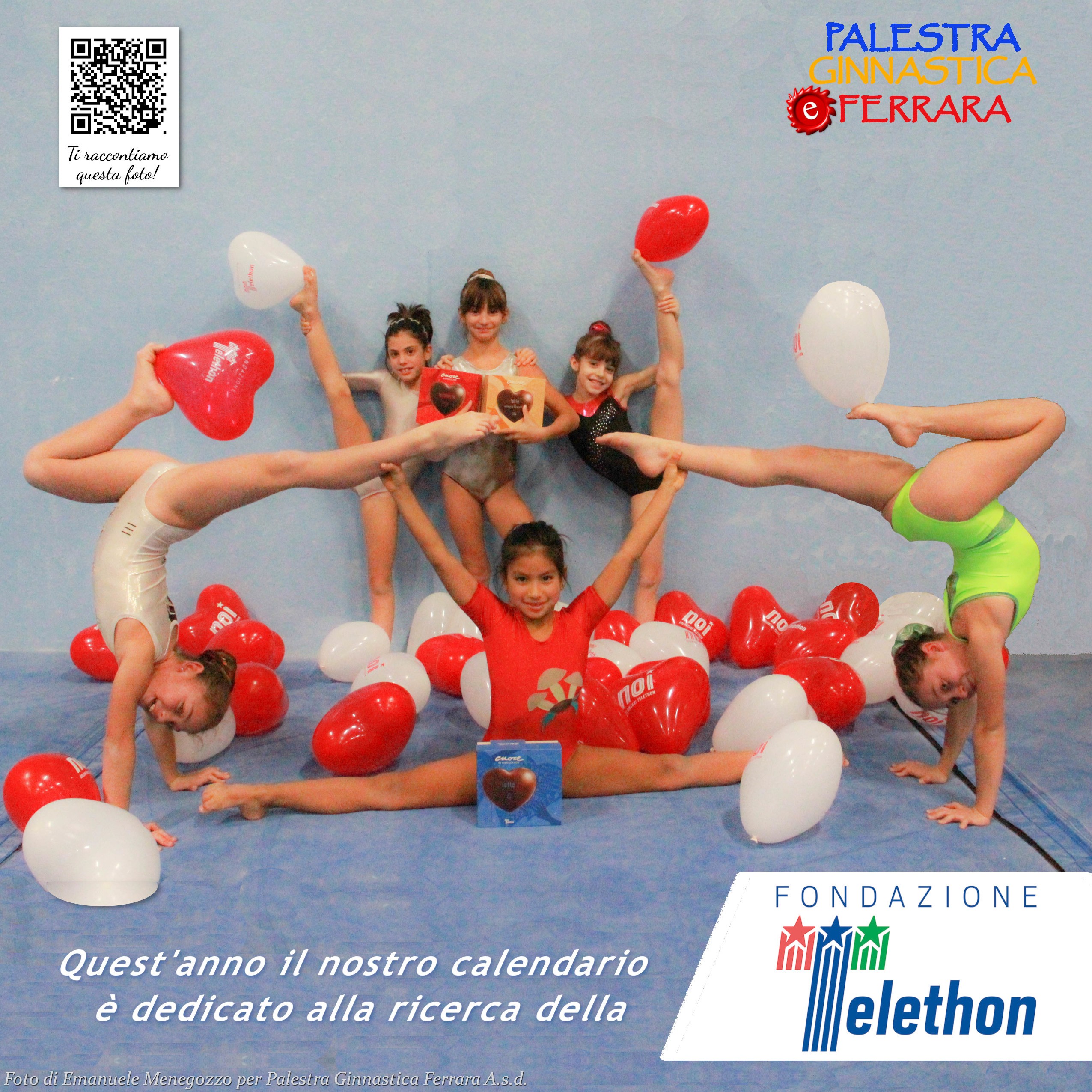 Calendario PGF 2022 per Telethon-Palestra Ginnastica Ferrara a.s.d.