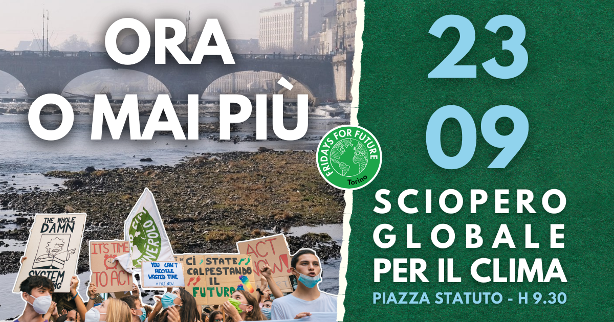 Sciopero Globale per il Clima di Fridays For Future Torino Sciopero Globale per il Clima-Fridays For Future Torino