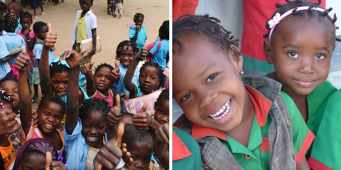 I bambini dell'asilo Asilo di Muzuane Alta