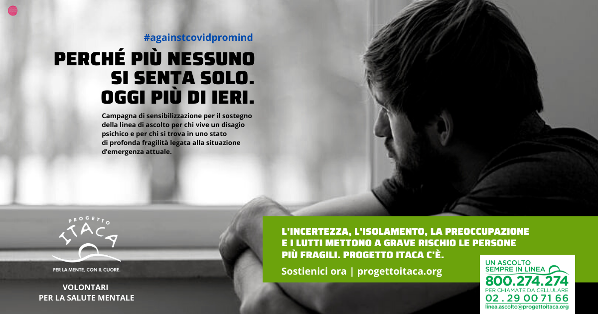 Contro il Covid, per la Mente di Fondazione Progetto Itaca Contro il Covid, per la Mente-Fondazione Progetto Itaca