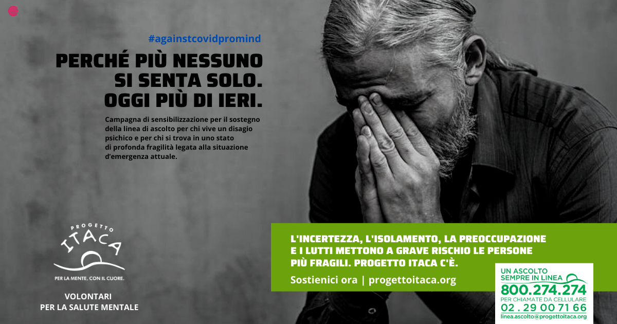 Contro il Covid, per la Mente di Fondazione Progetto Itaca Contro il Covid, per la Mente-Fondazione Progetto Itaca