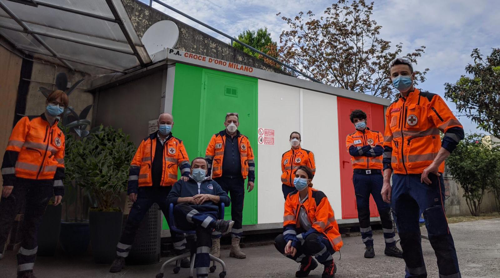 UN PEZZO ALLA VOLTA CI AIUTA AD AIUTARVI-Croce d'Oro Milano 
