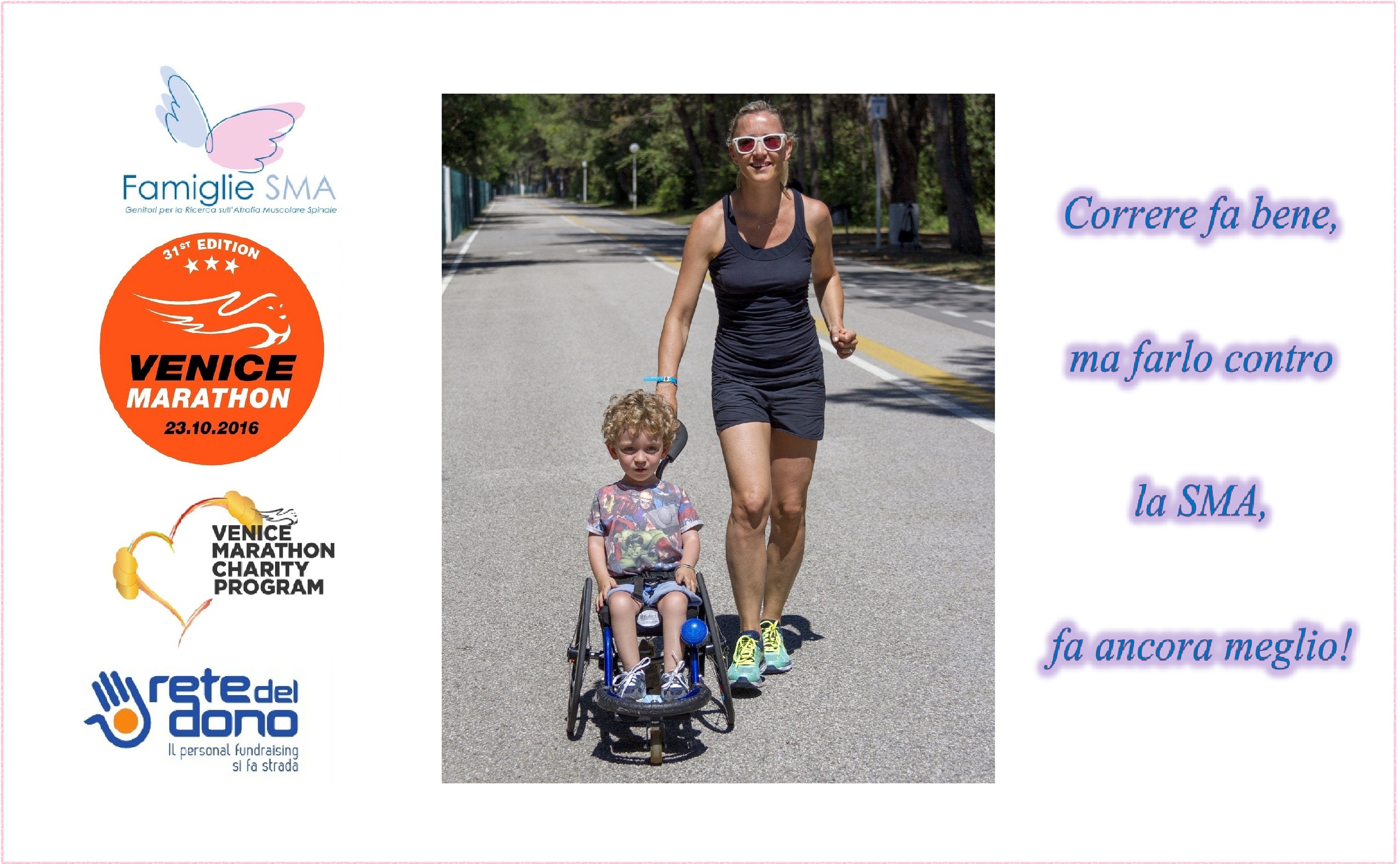 VeniceMarathon 2016-Famiglie SMA-P.SMArt-Associazione Famiglie SMA 