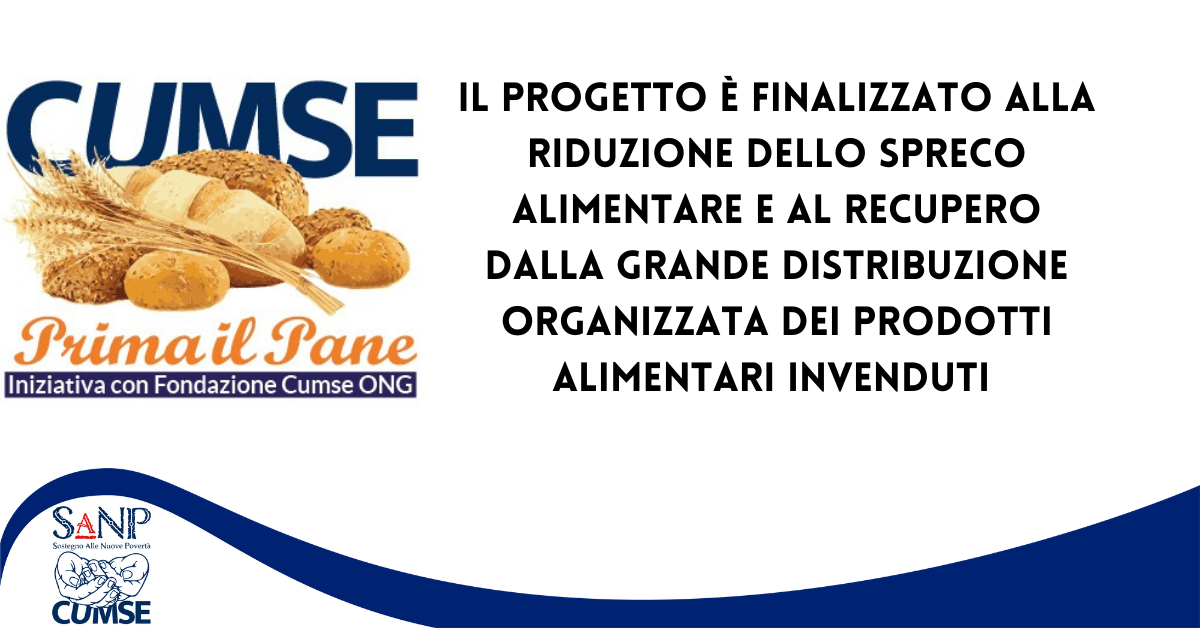 Progetto SaNP di Fondazione Cumse Progetto SaNP -Fondazione Cumse
