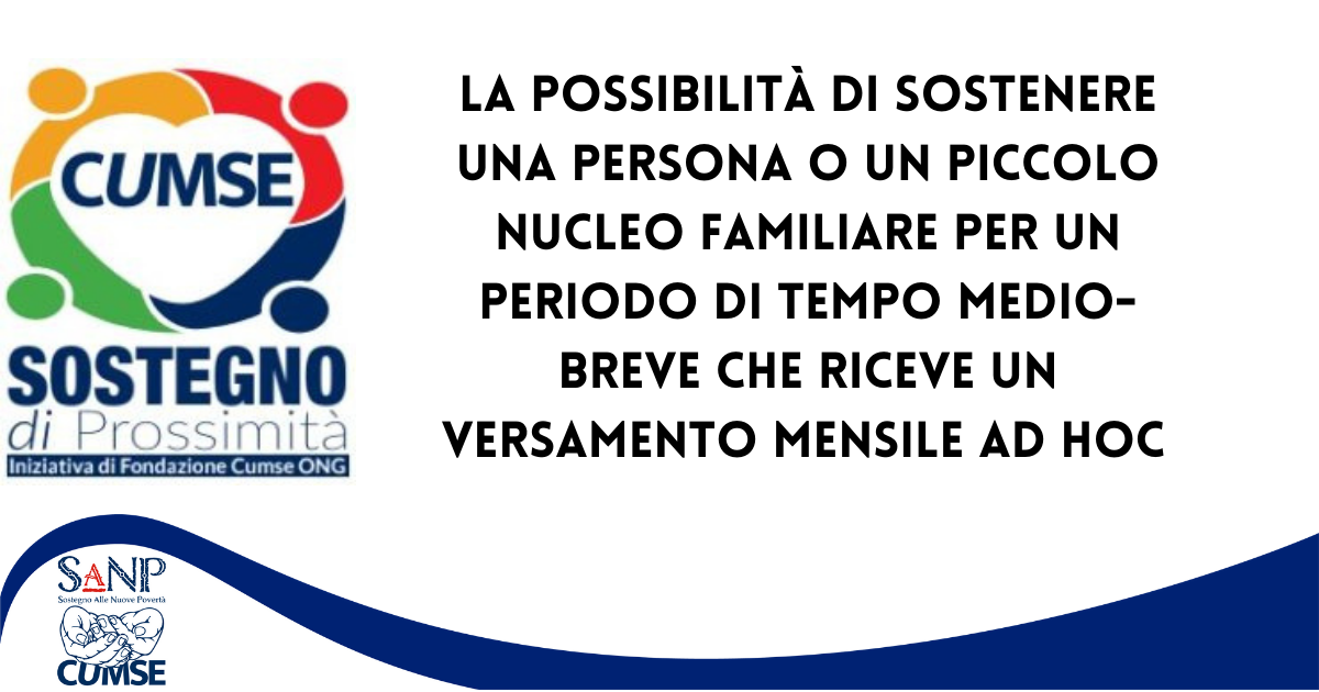 Progetto SaNP di Fondazione Cumse Progetto SaNP -Fondazione Cumse