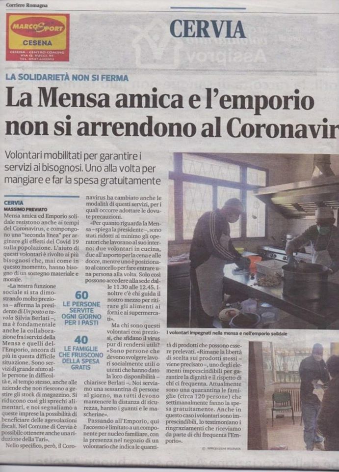 Una Piazza per il Bene Comune di Mensa Amica e Coord. Volontariato Cervia Una Piazza per il Bene Comune-Mensa Amica e Coord. Volontariato Cervia