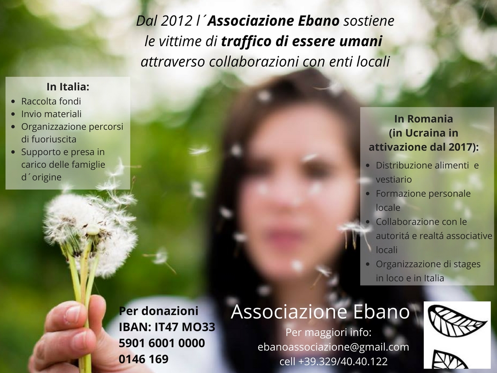 Accoglienza vittime di sfruttamento di Ebano Accoglienza vittime di sfruttamento-Ebano