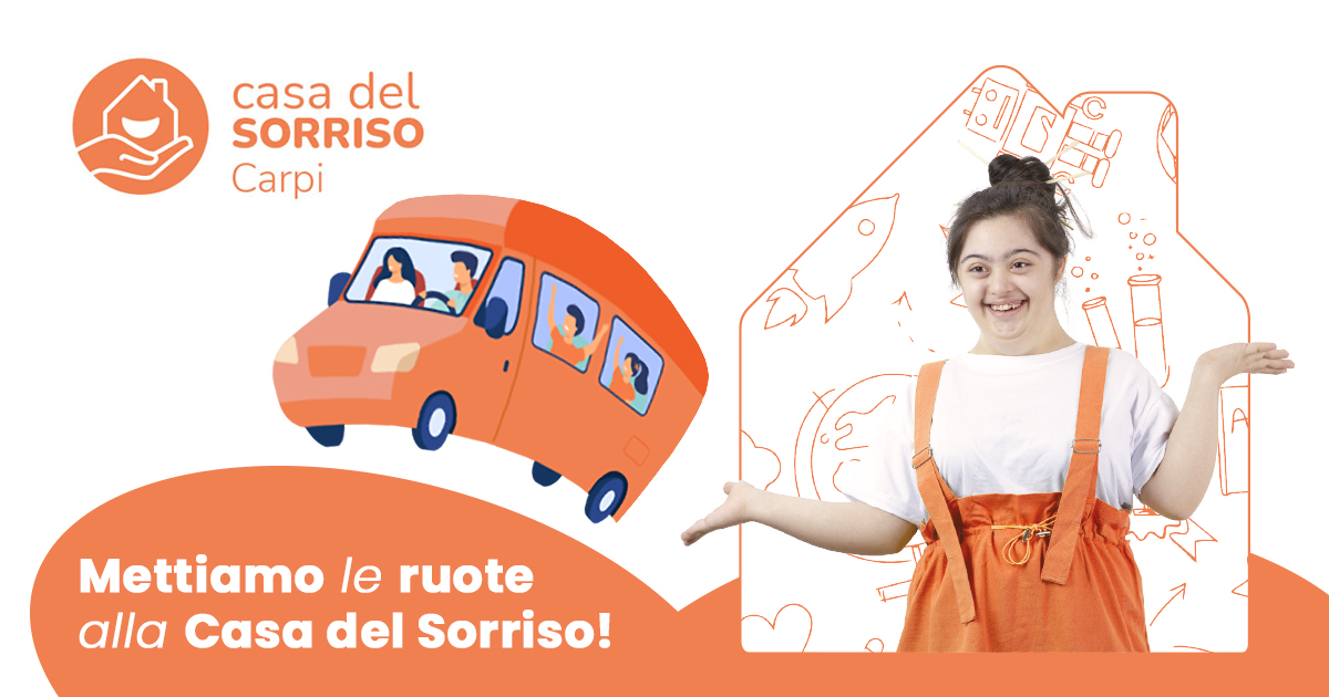 Mettiamo le ruote alla Casa del Sorriso di Fondazione progetto per la Vita Mettiamo le ruote alla Casa del Sorriso-Fondazione progetto per la Vita