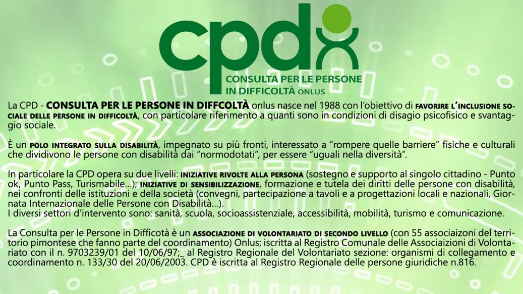 Trasporto solidale per disabili-CPD