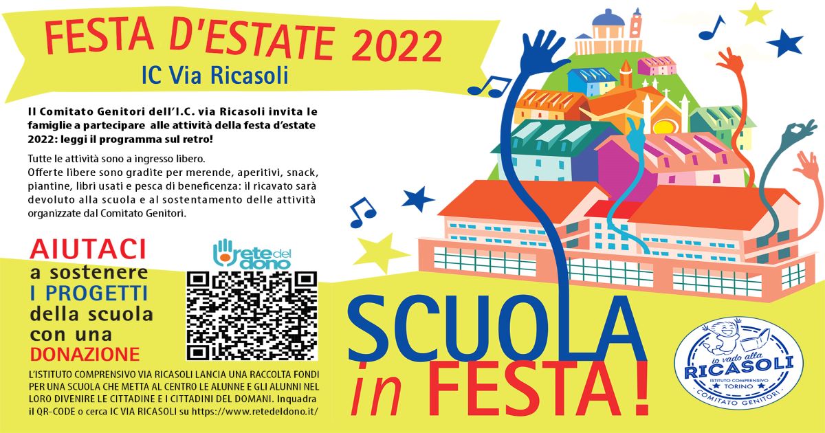 SOSTENI-AMO LA SCUOLA IC VIA RICASOLI di IC Via Ricasoli SOSTENI-AMO LA SCUOLA IC VIA RICASOLI -IC Via Ricasoli
