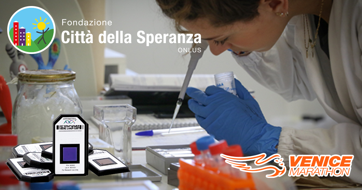 Corriamo contro i tumori pediatrici di Città della Speranza Corriamo contro i tumori pediatrici-Città della Speranza