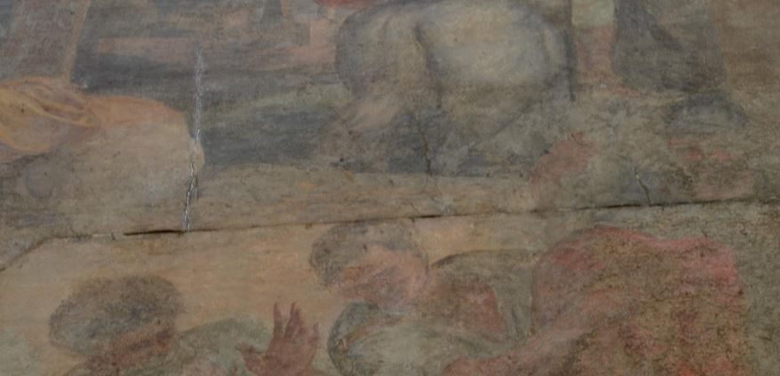 Restauro "La Crocifissione" - Guidobono-Accademia di Medicina di Torino