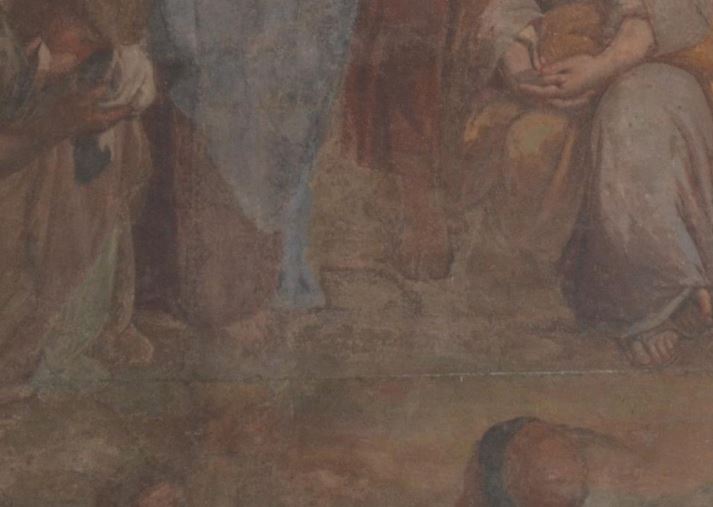 Restauro "La Crocifissione" - Guidobono-Accademia di Medicina di Torino