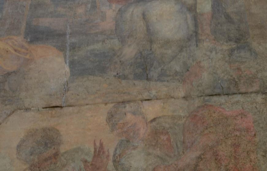 Restauro "La Crocifissione" - Guidobono-Accademia di Medicina di Torino