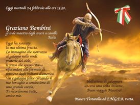 ARCIERI A CAVALLO ITALIA PER GRAZIANO BOMBINI ARCIERI A CAVALLO ITALIA PER GRAZIANO BOMBINI