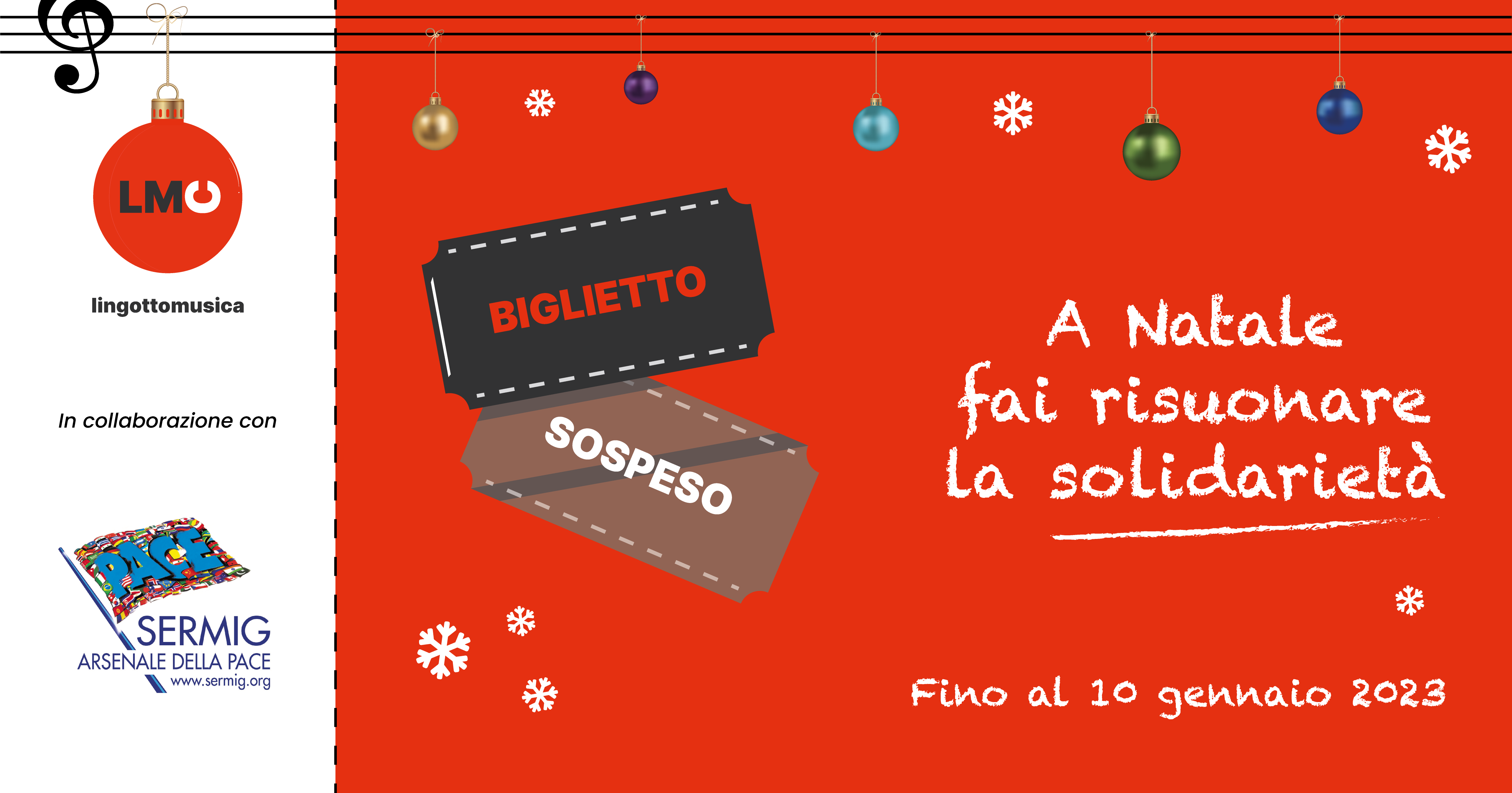 Biglietto sospeso-Lingotto Musica