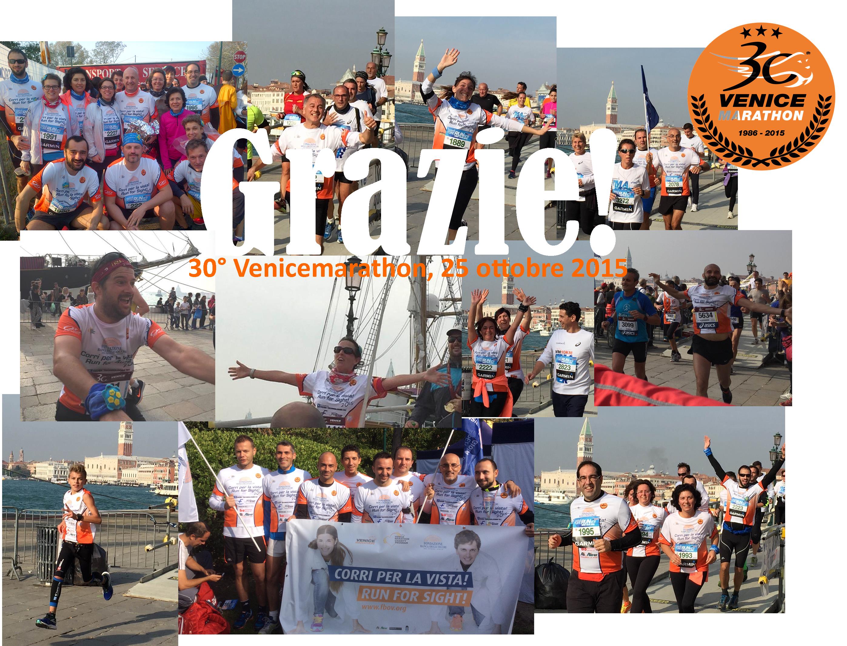 Grazie ai 100 runners di Fondazione Banca degli Occhi Grazie ai nostri 100 runners!