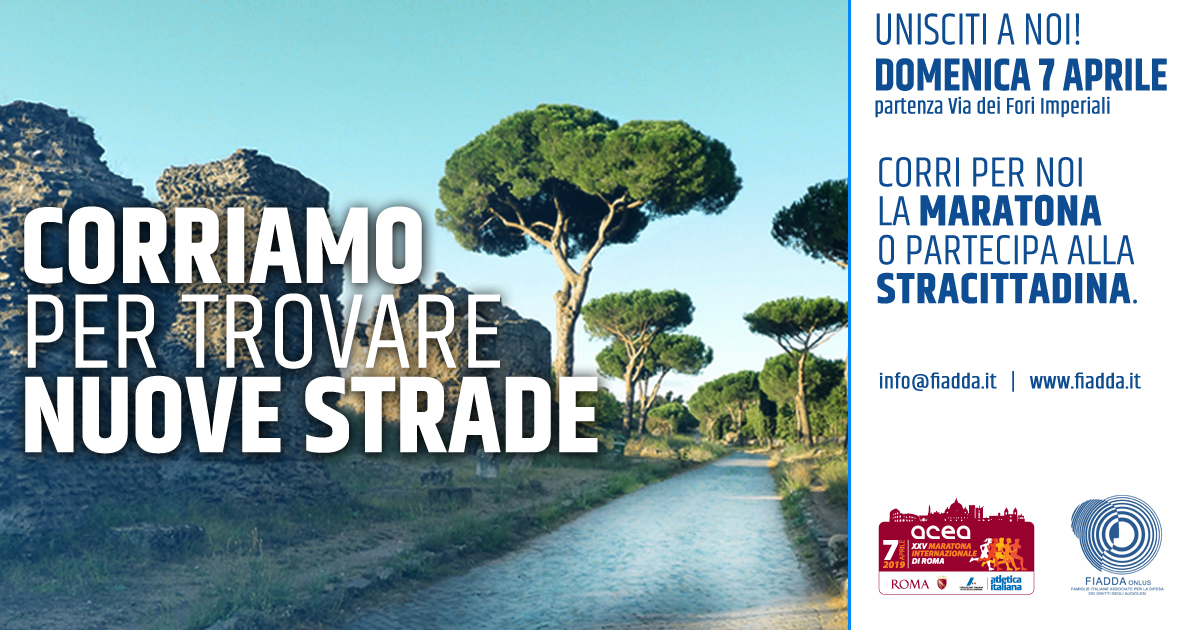 Corriamo per trovare nuove strade.-FIADDA Onlus