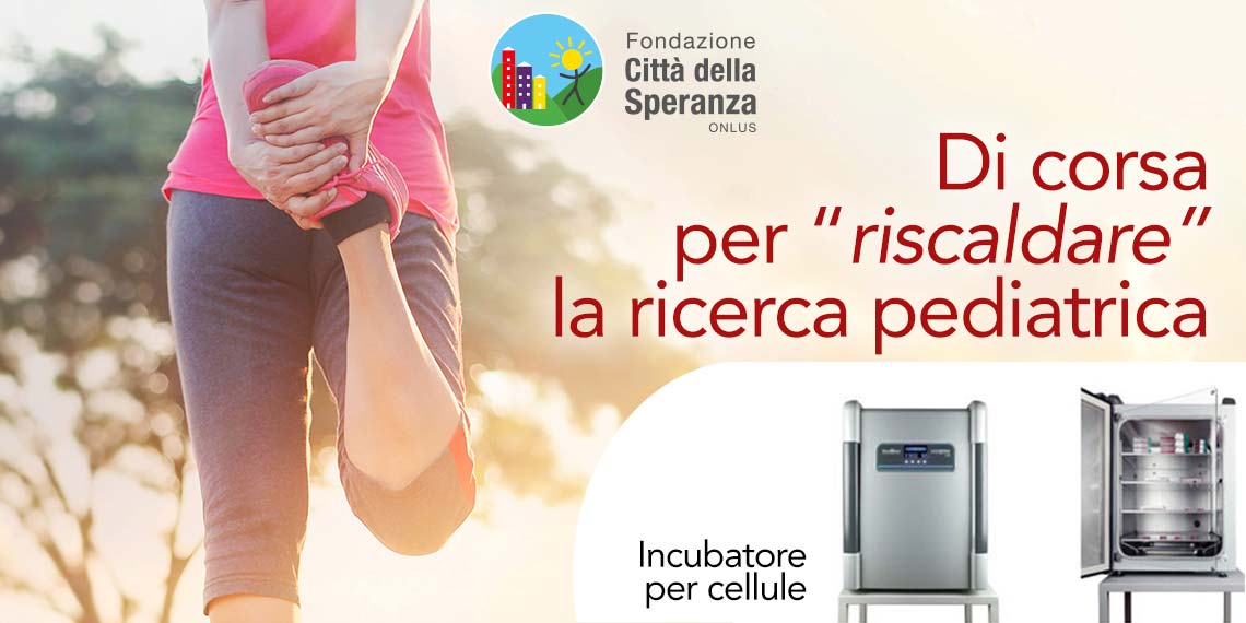 Di corsa per “riscaldare” la ricerca di Città della Speranza Di corsa per “riscaldare” la ricerca-Città della Speranza