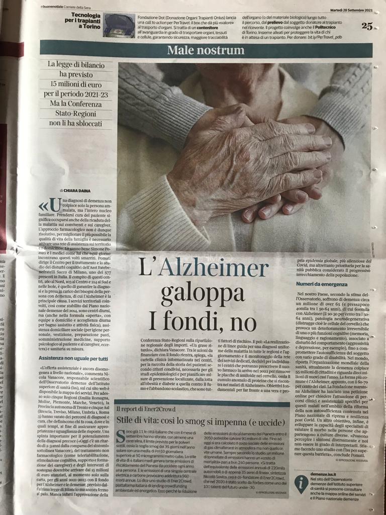 PER NON DIMENTICARE CHI DIMENTICA-A.I.M.A.