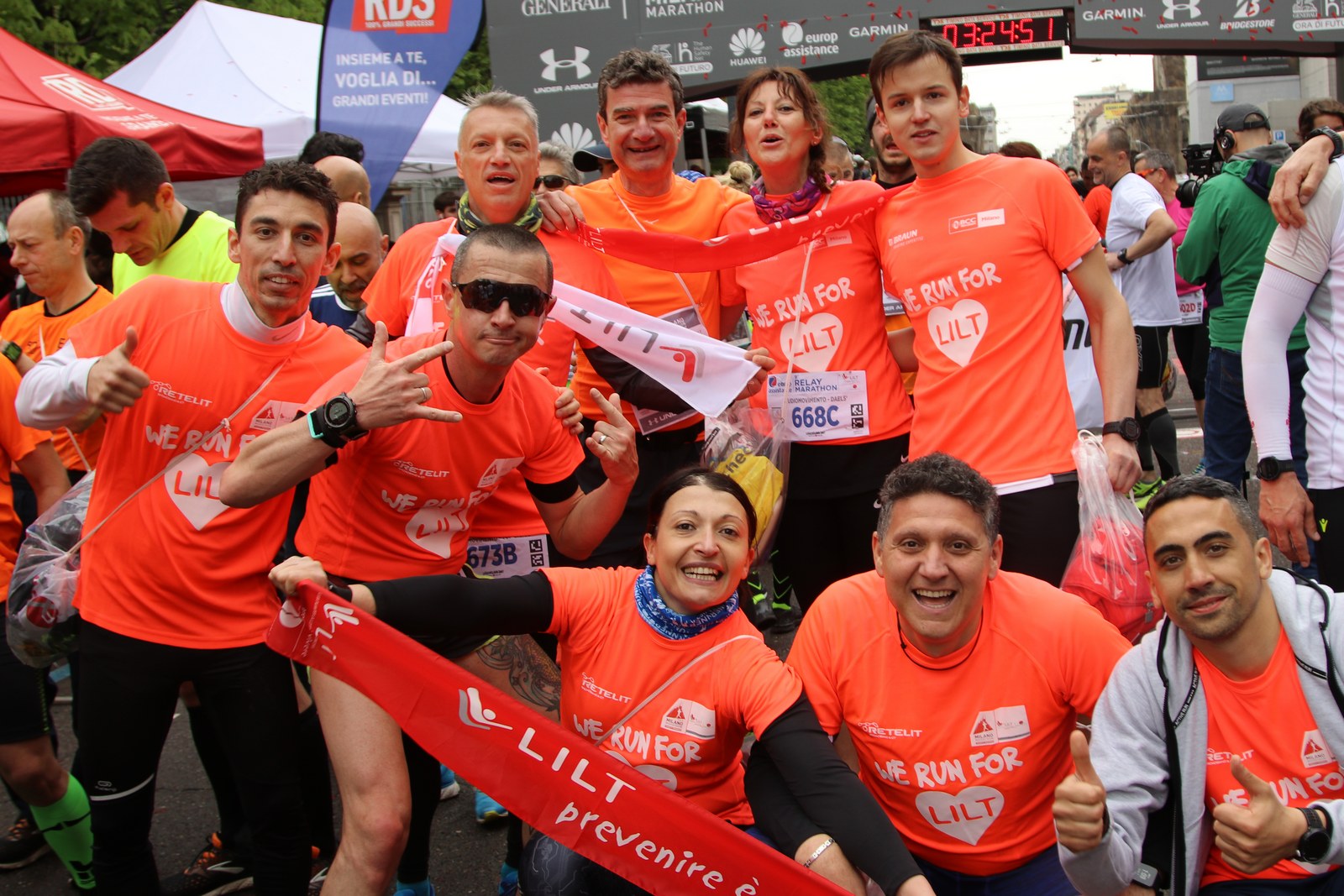 CORRI CON LILT LA MILANO MARATHON 2019-LILT Milano