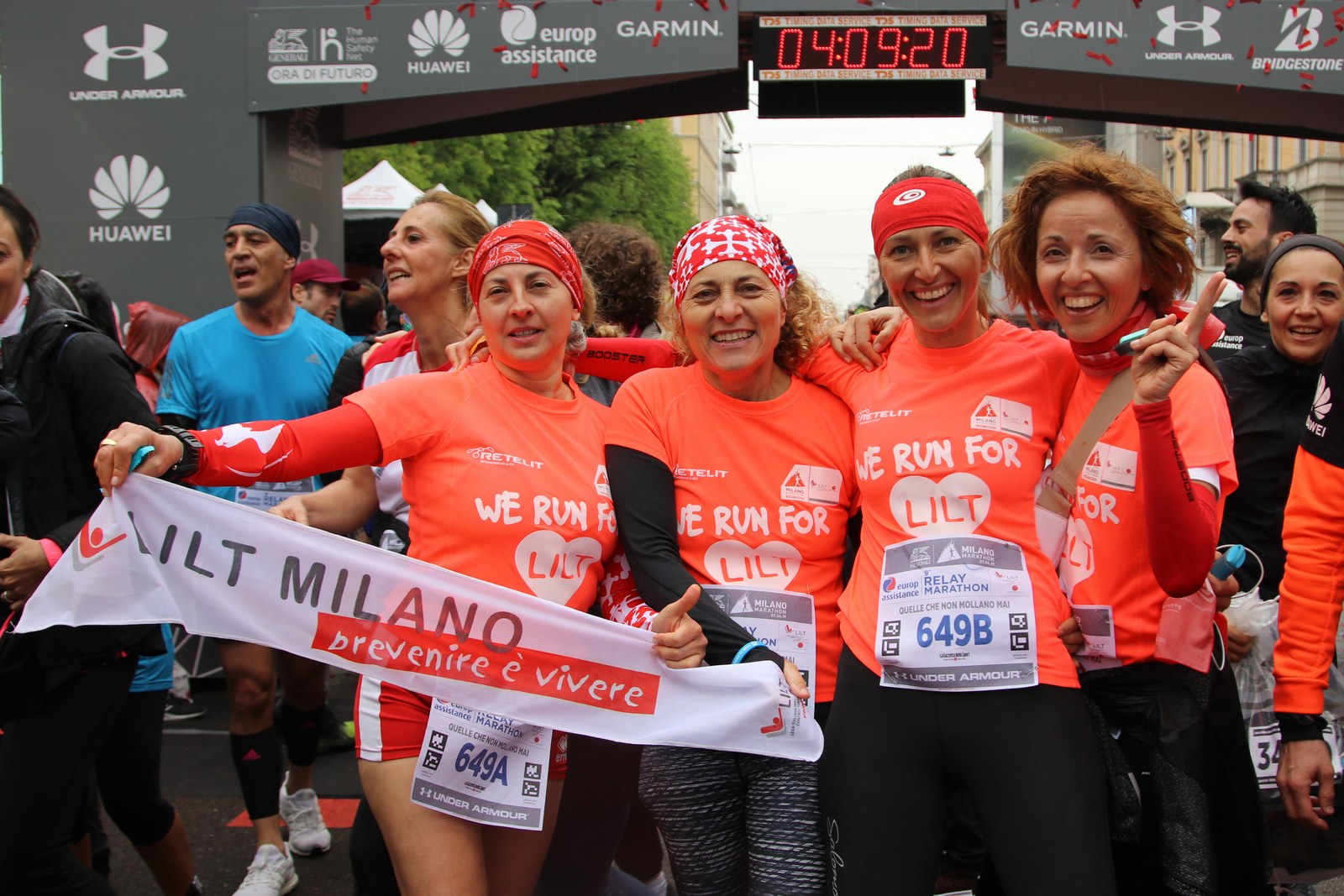 CORRI CON LILT LA MILANO MARATHON 2019-LILT Milano