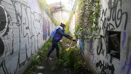 Riqualificazione dei sottopassi Salaria di Retake Roma Riqualificazione dei sottopassi Salaria -Retake Roma