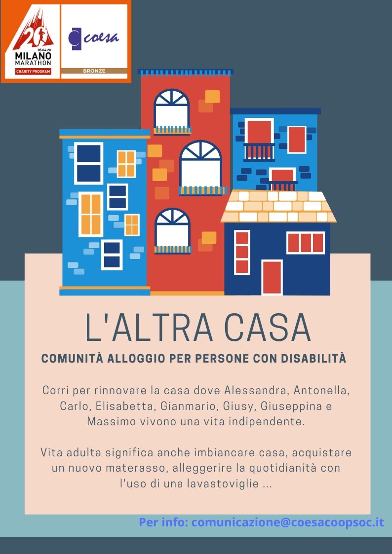 Corriamo a ristrutturare l'Altra Casa-COESA Cooperativa Sociale 