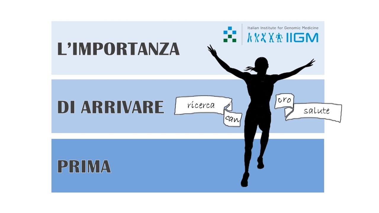 LA RICERCA CORRE GRAZIE A TE di IIGM Foundation LA RICERCA CORRE GRAZIE A TE-IIGM Foundation