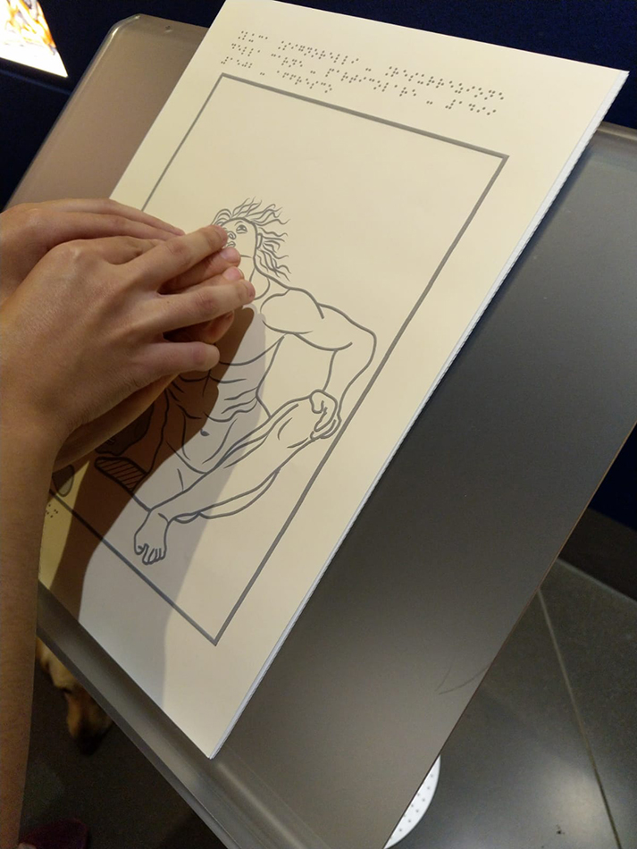 Emozioni tattili:Giuditta e Oloferne.-Museum