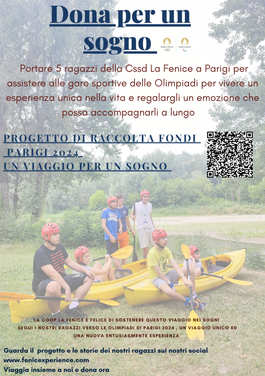 Parigi 2024 : Dona per un sogno di La Fenice Cssd Parigi 2024 : Dona per un sogno-La Fenice Cssd