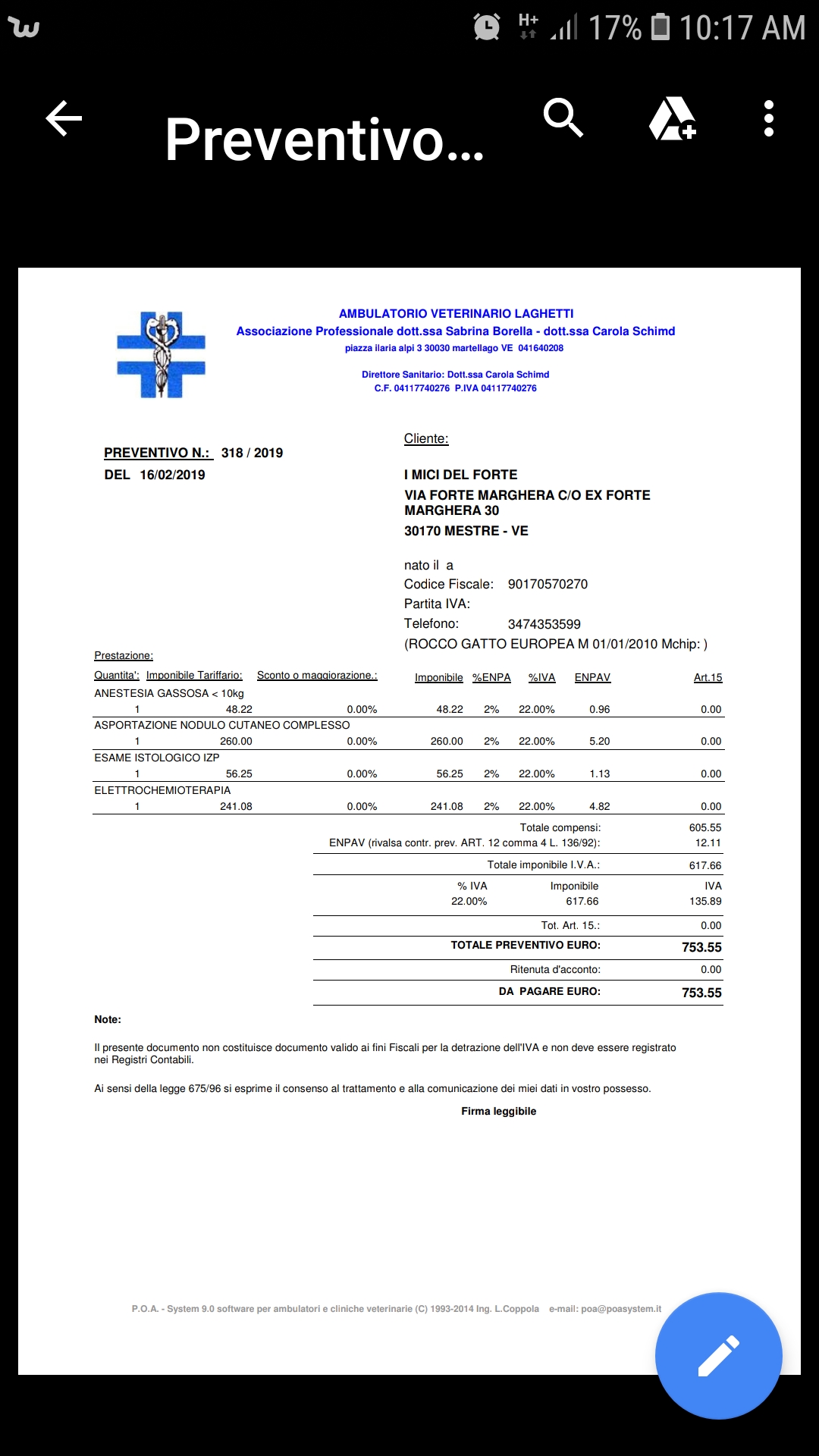 SALVIAMO ROCCO di Associazione I Mici del Forte SALVIAMO ROCCO-Associazione I Mici del Forte
