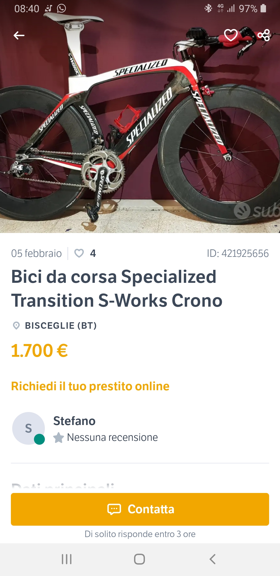 Una bici per far del bene!-Pietro Gamba Onlus