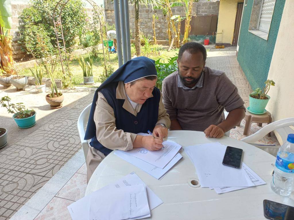 Una sorpresa a Wolisso per Suor Maria-Mercy in Action