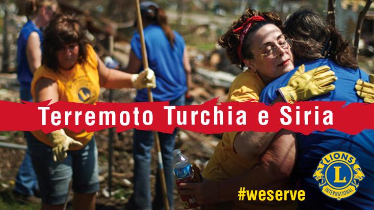 Un aiuto per i popoli di Siria e Turchia-Distretto Lions MilanoCittàMetropolitana