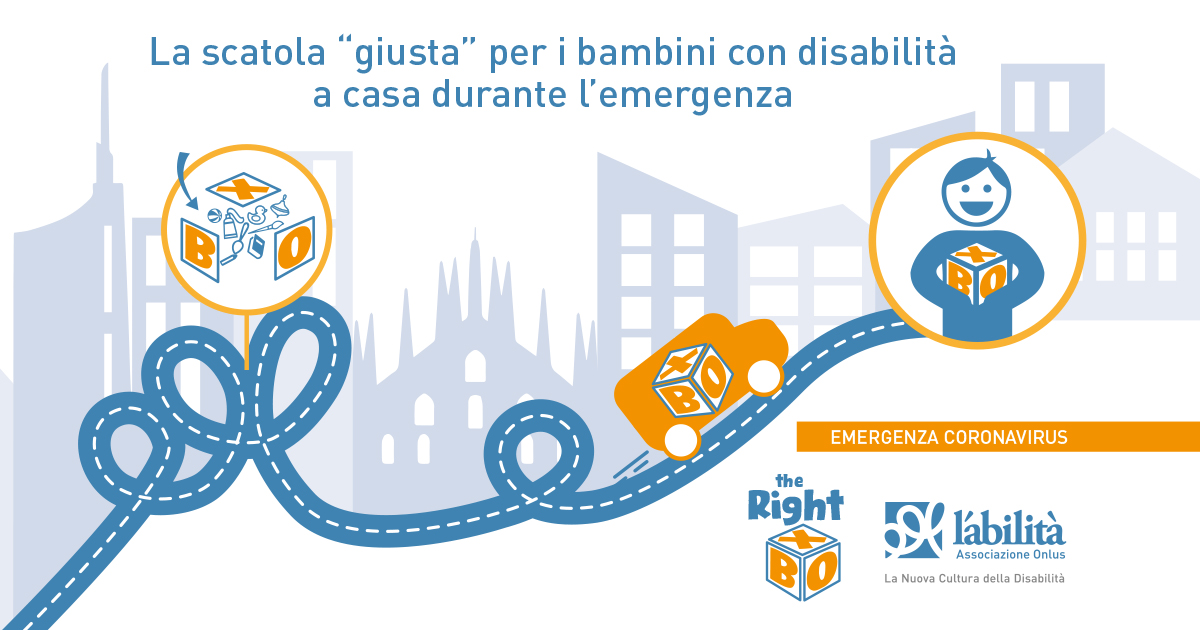 Right Box per 200 bambini con disabilità-L'abilità Onlus