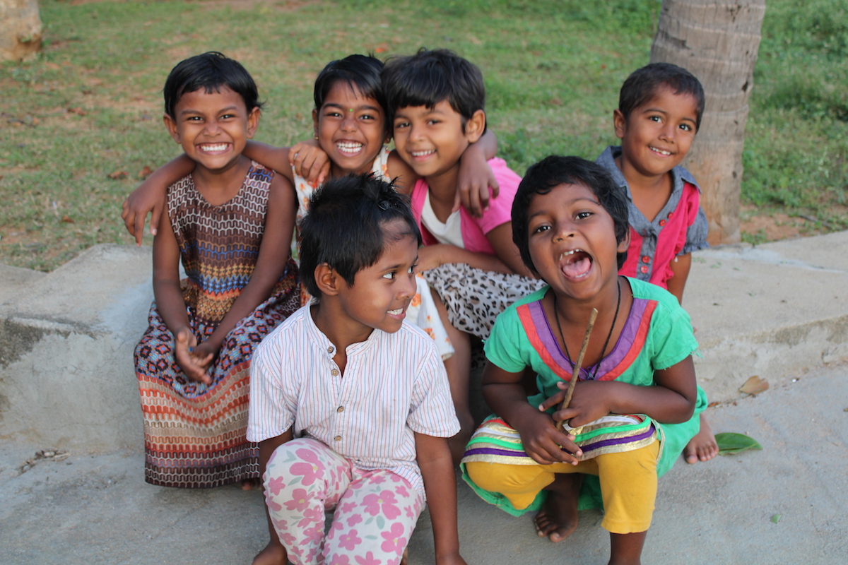 Un parco giochi per i bimbi in India-Vanaprastha
