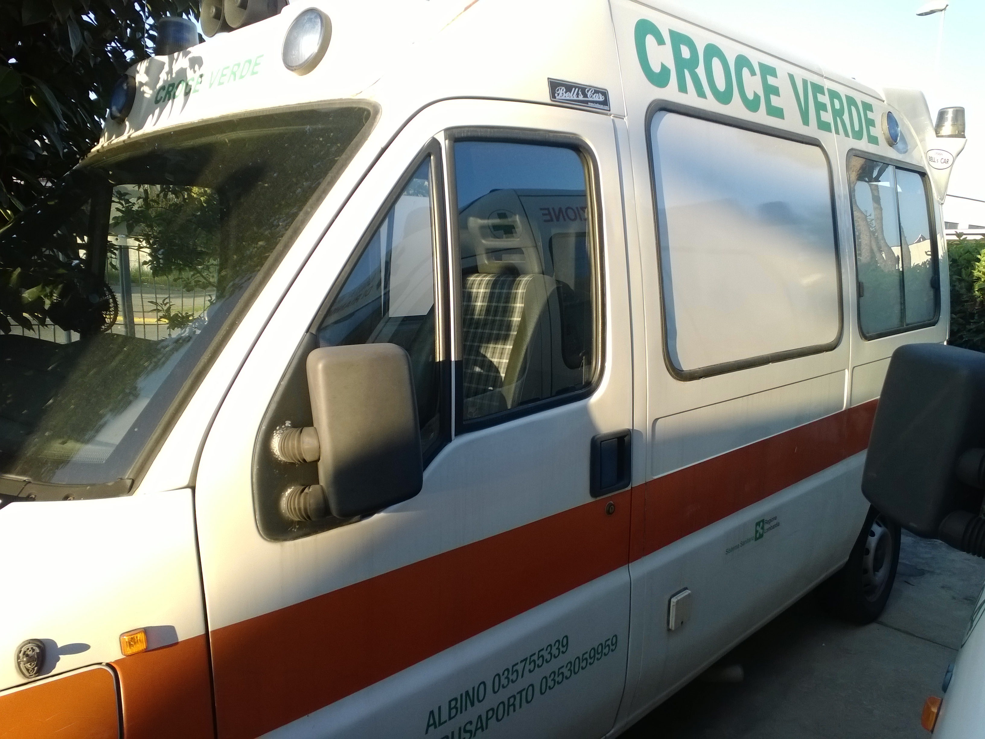 Ambulanza di Terapia Intensiva di CROCE VERDE BERGAMO Ambulanza di Terapia Intensiva-CROCE VERDE BERGAMO