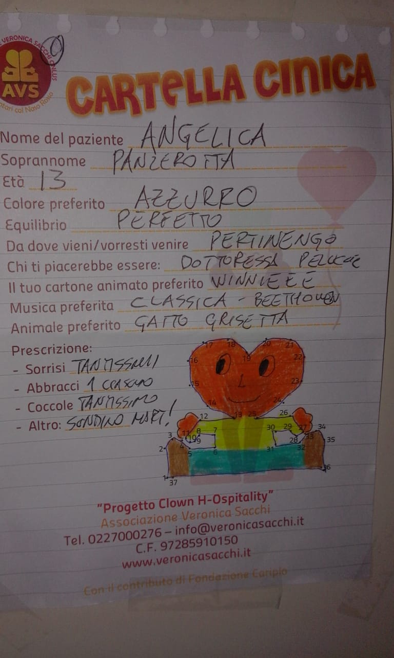 Favole in Corsia di AVS I volontari col naso rosso Favole in Corsia-AVS I volontari col naso rosso