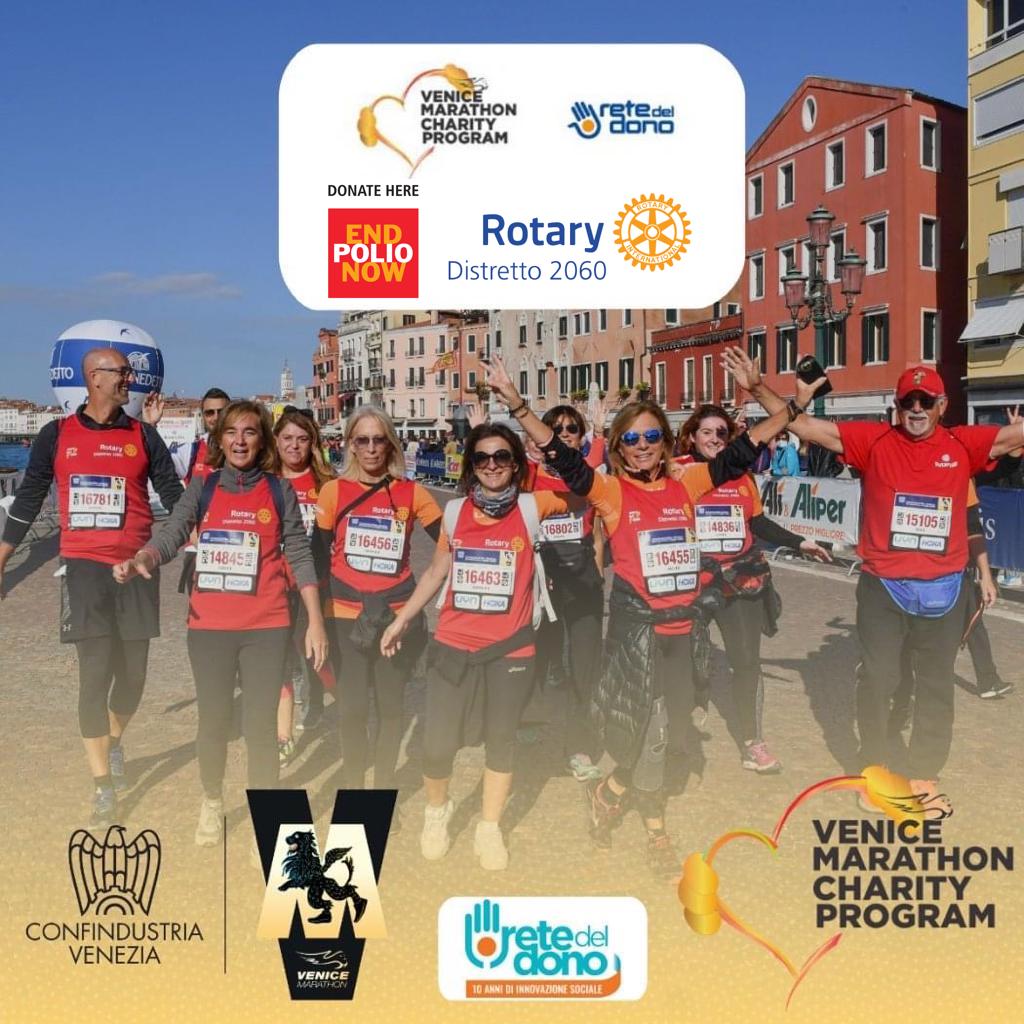 Run to End Polio #VM2023-Progetto Rotary Distretto 2060 Onlus