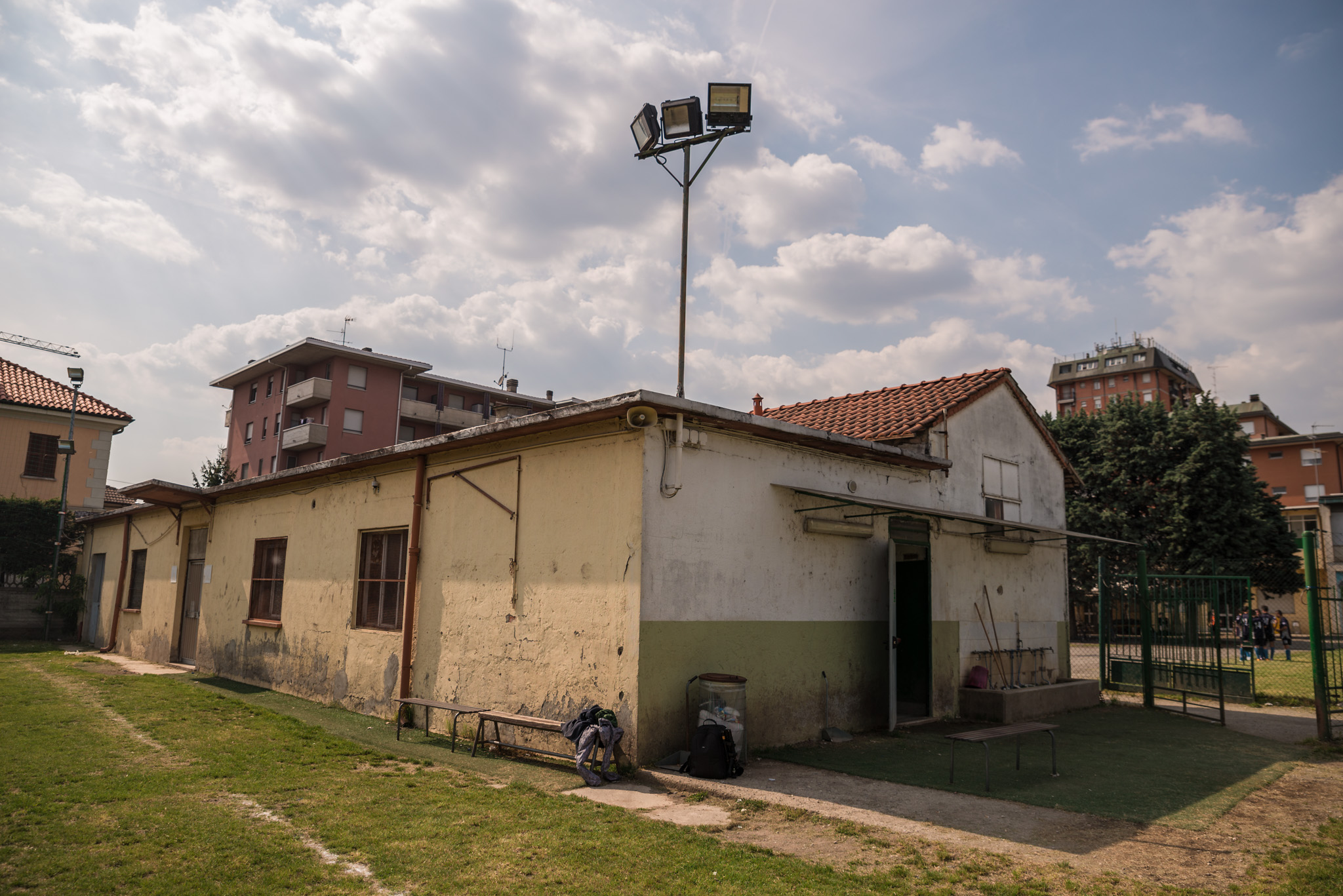 Foto campo a 7 e spogliatoi