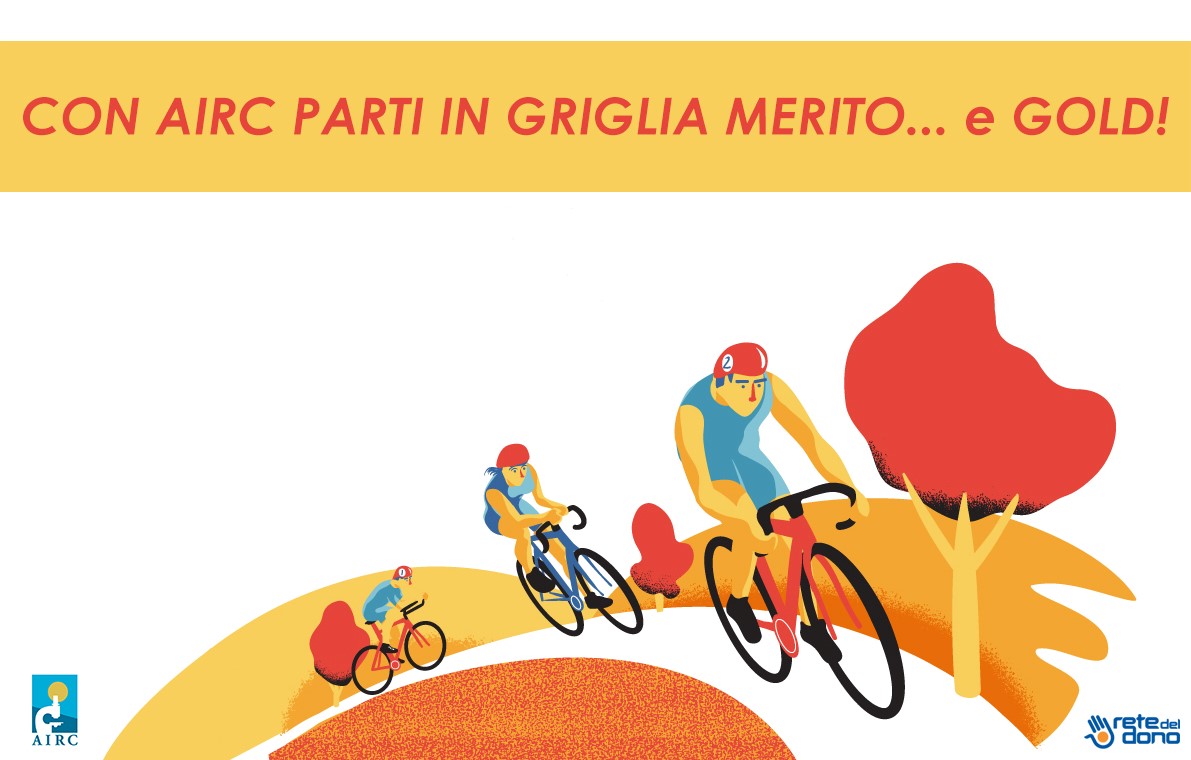 Pedala per combattere i tumori-Fondazione AIRC 